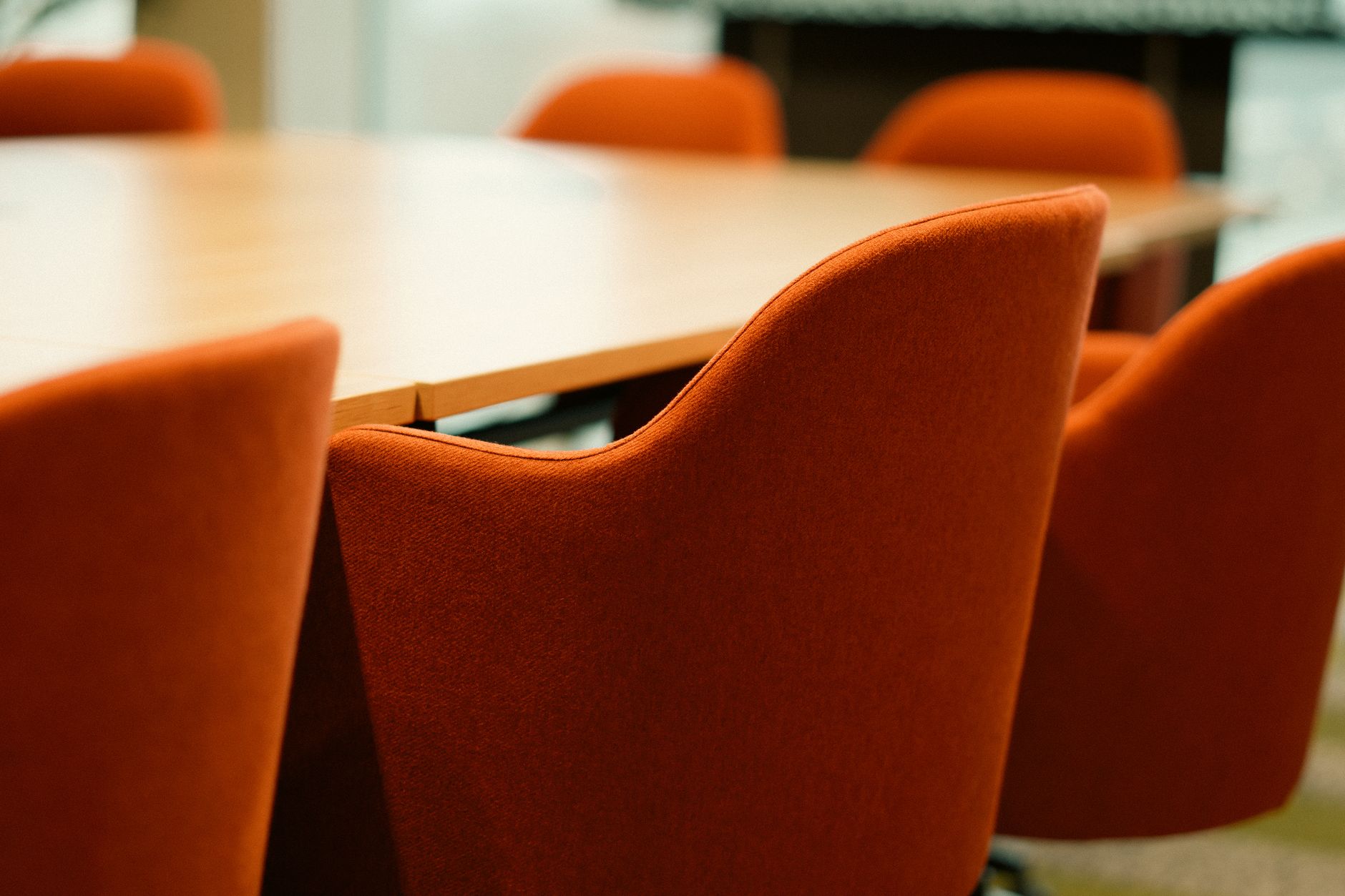 a modern corporate office boardroom